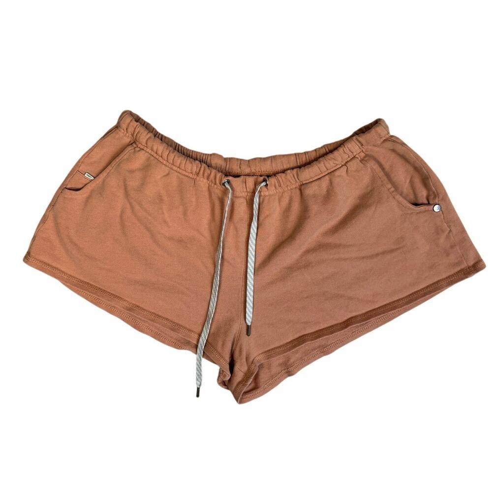 Vuori Sunnyside Shorts Orange Cinnamon Color Micro Short Large